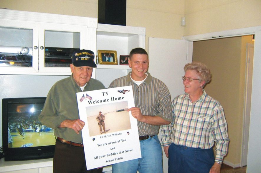 In Ty's Place, Ty Welcome Home, Dayton Williams military scholarship